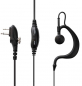 Preview: Ohrhörer Ansteckmikrofon mit Ohrbügel für PTT & Vox-Betrieb HZ9